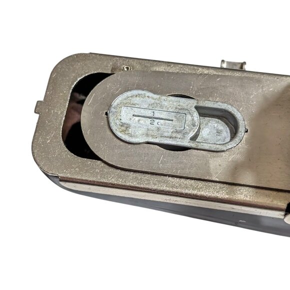 Vtg 1940s Singer Buttonholer 160506 Case Green & Accessories - Picture 7 of 11